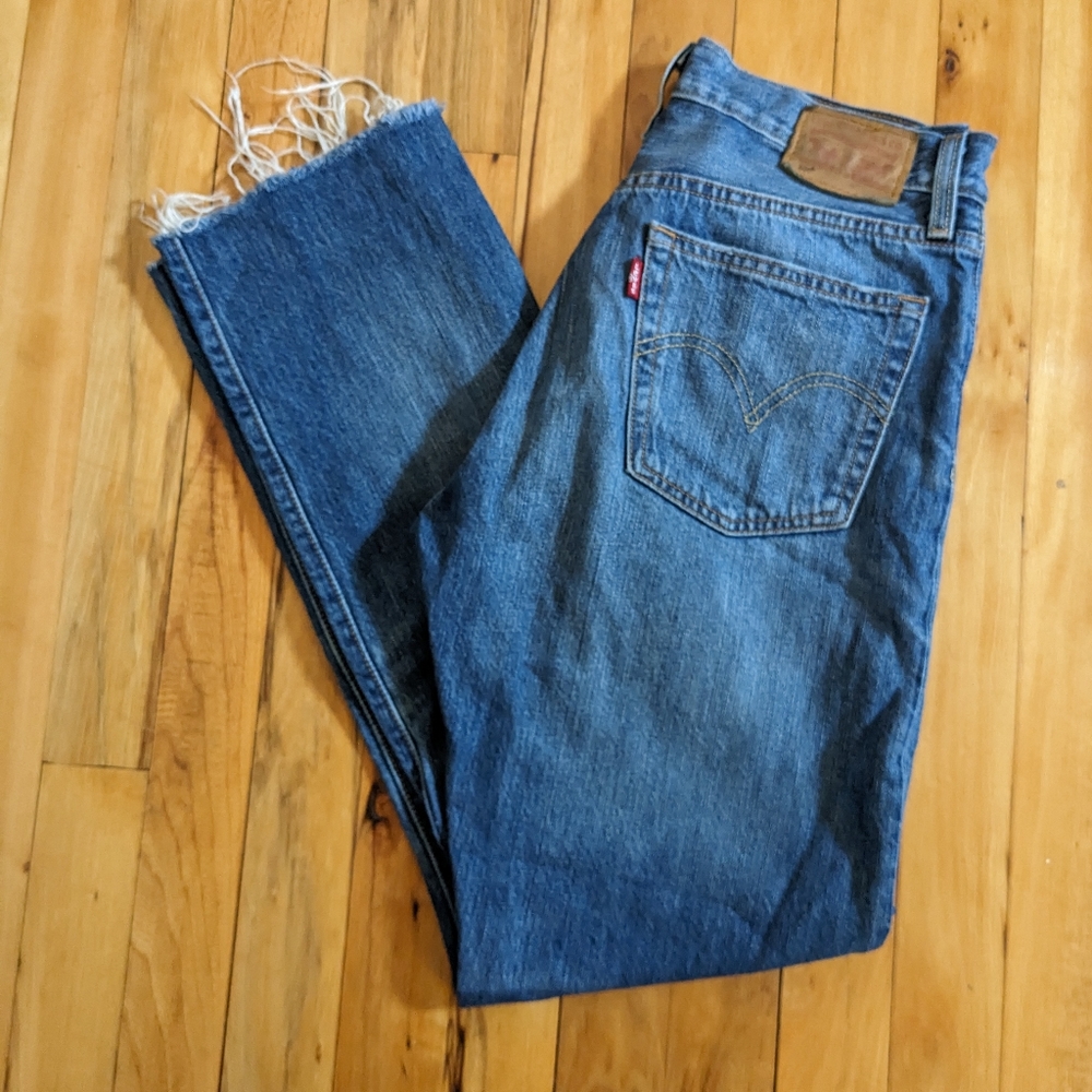 Levi 501 Straight Leg high rise jeans